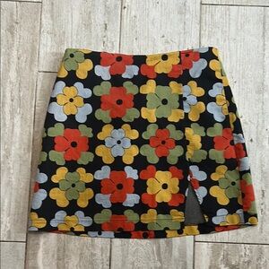 [Urban Outfitters] Multicolor Floral Skirt - Size Medium
